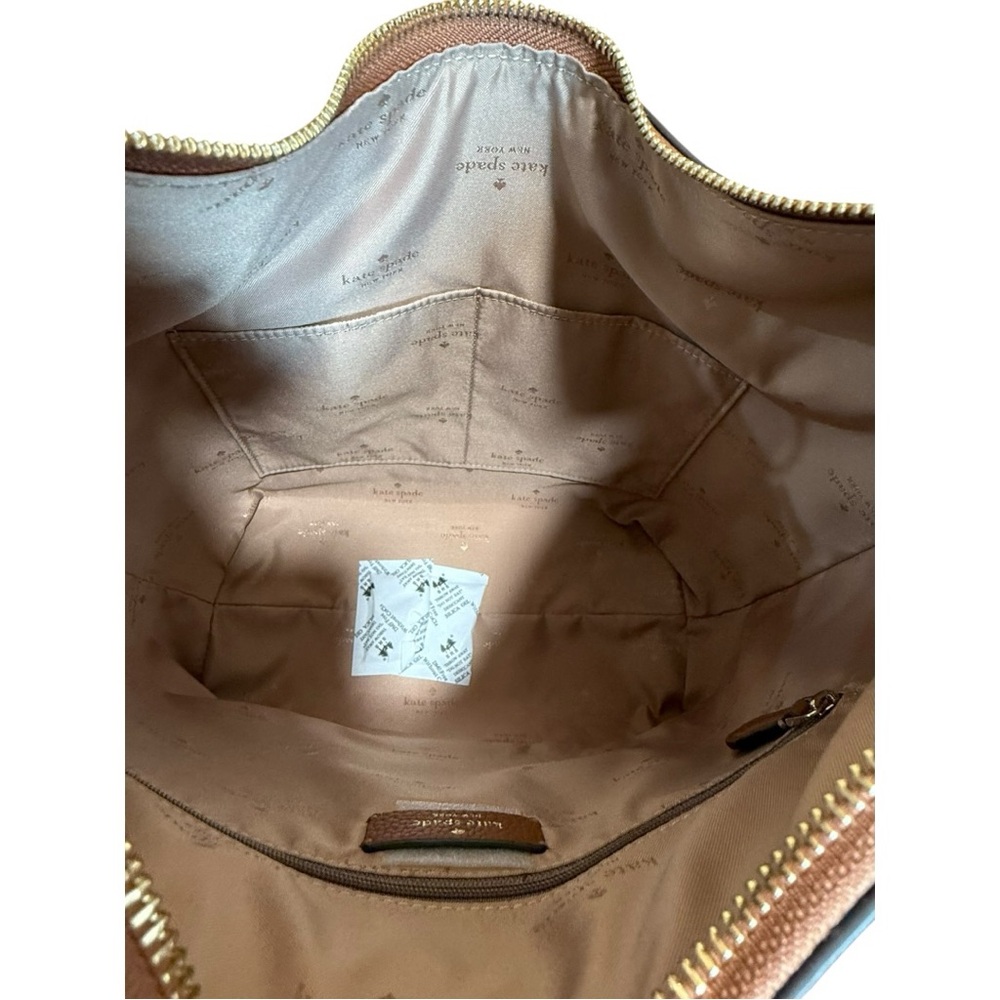 Kate Spade Zippy Pebbled Leather Shoulder Bag Warm Ginger K8140 NWT Crossbody - Picture 13 of 14